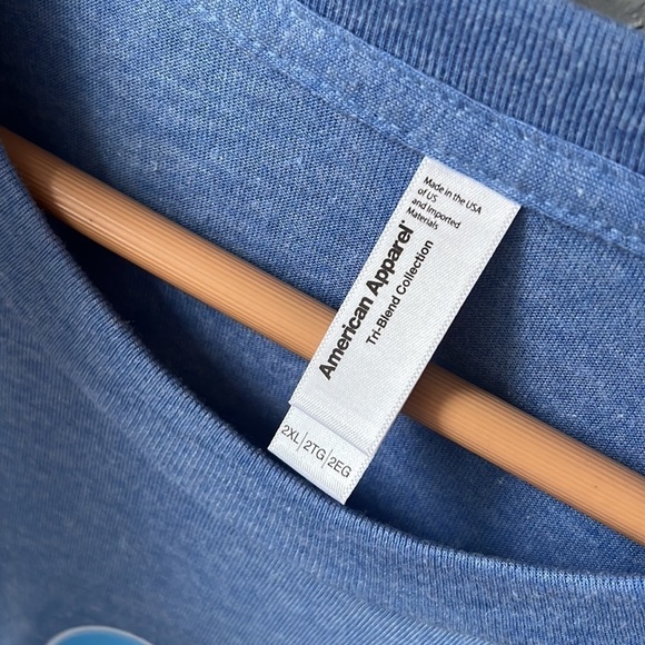 AMERICAN APPAREL Men’s Hawaii Aloha Tee Shirt Cotton Blend XXL Brand New - Picture 4 of 7